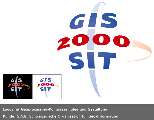 Logo für ein GIS-Kongress, vergrössert